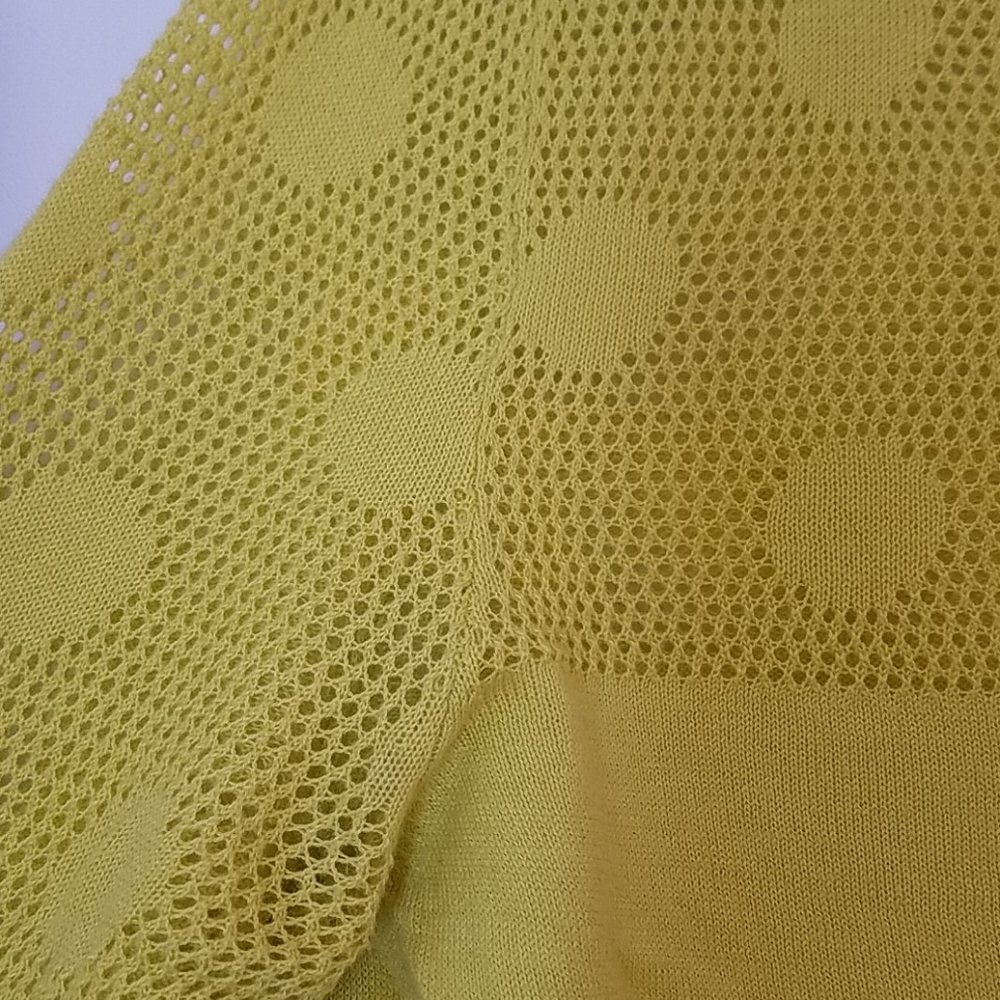 August Silk Sweater Yellow Large